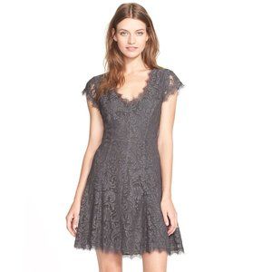 JOIE Women's Size 2 Steel Gray Eshe C Lace Dress F